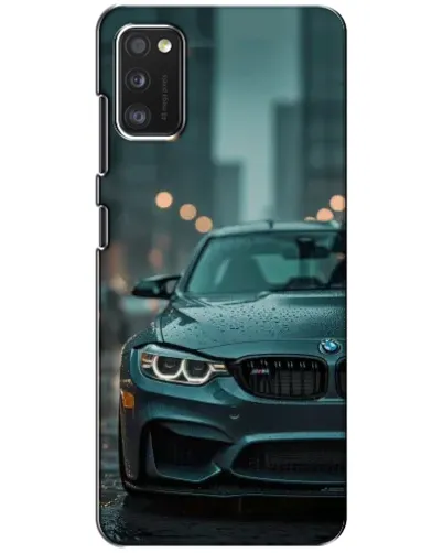 Чохол для Xiaomi POCO M3 з картинкою «BMW у вогнях міста»