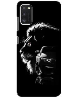 Чохол для Xiaomi POCO M3 з картинкою «BMW та лев»