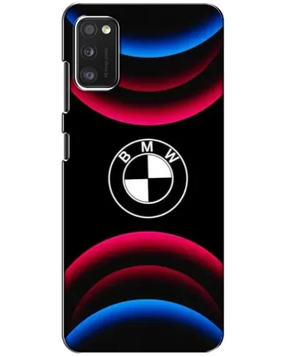 Чохол для Xiaomi POCO M3 з картинкою «Логотип BMW та неонові дуги»