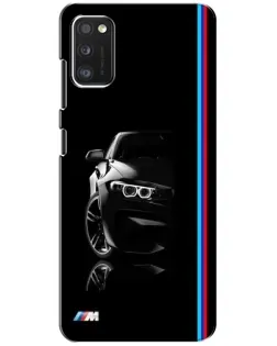 Чохол для Xiaomi POCO M3 з картинкою «Силует BMW в темряві»