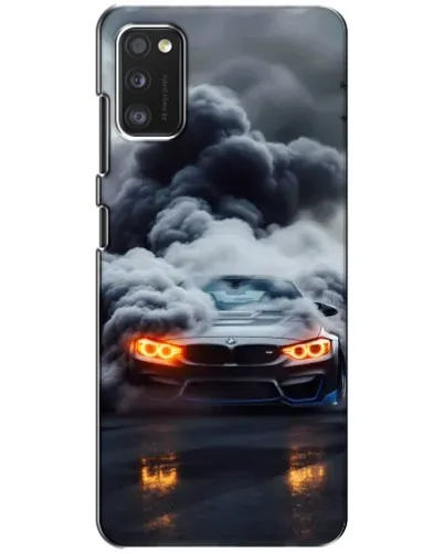 Чохол для Xiaomi POCO M3 з картинкою «BMW у диму»