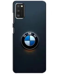 Чохол для Xiaomi POCO M3 з картинкою «Логотип BMW — мінімалізм»