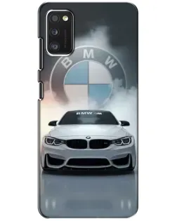 Чехол для Xiaomi POCO M3 с картинкой «BMW в белом дыму»