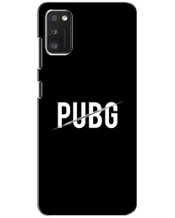 Чехол для Xiaomi POCO M3 с картинкой «PUBG — белый логотип»