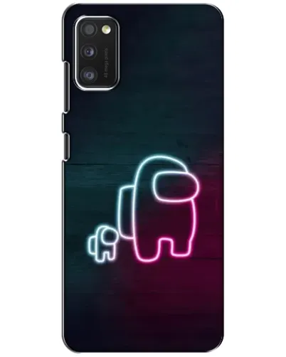 Чехол для Xiaomi POCO M3 с картинкой «Among Us неон-арт»