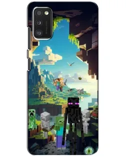 Чохол для Xiaomi POCO M3 з картинкою «Ендермен у лісі»