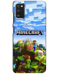 Чохол для Xiaomi POCO M3 з картинкою «Minecraft класичний світ»