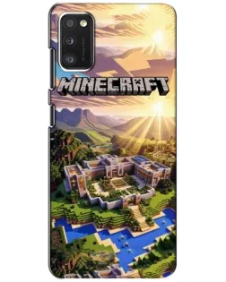 Чохол для Xiaomi POCO M3 з картинкою «Minecraft панорама»