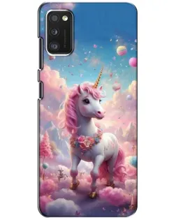 Чохол для Xiaomi POCO M3 з картинкою «Єдиноріг серед хмар»