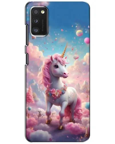 Чохол для Xiaomi POCO M3 з картинкою «Єдиноріг серед хмар»