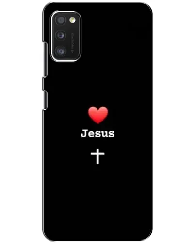 Чехол для Xiaomi POCO M3 с картинкой «Сердце - Jesus»