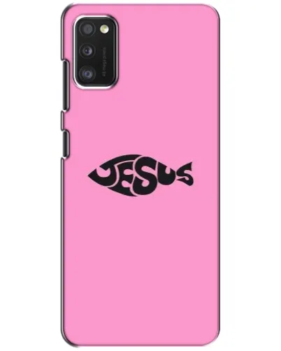 Чехол для Xiaomi POCO M3 с картинкой «Розовый символ  Jesus»