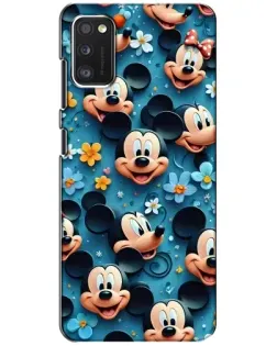 Чохол для Xiaomi POCO M3 з картинкою «Паттерн Міккі та Мінні»