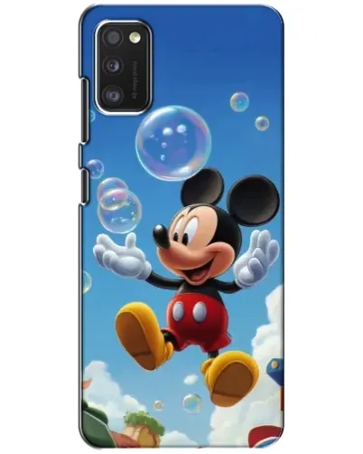 Чохол для Xiaomi POCO M3 з картинкою «Mickey та мильні бульбашки»