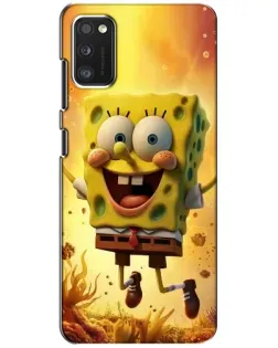 Чохол для Xiaomi POCO M3 з картинкою «Губка Боб стрибає»