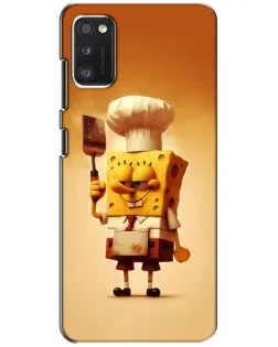 Чохол для Xiaomi POCO M3 з картинкою «Губка Боб кухар»