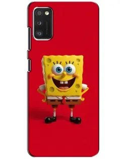 Чохол для Xiaomi POCO M3 з картинкою «Спанч Боб на червоному»