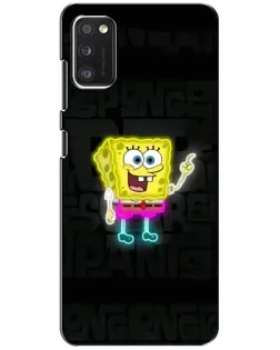 Чохол для Xiaomi POCO M3 з картинкою «Неоновий Губка Боб»