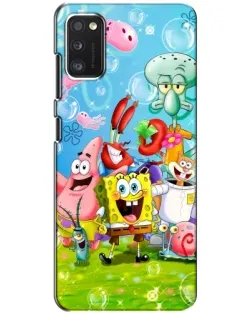 Чохол для Xiaomi POCO M3 з картинкою «Губка Боб та друзі»