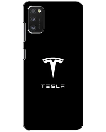Чехол для Xiaomi POCO M3 с картинкой «Tesla White Logo»