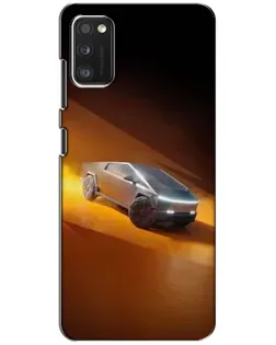 Чехол для Xiaomi POCO M3 с картинкой «Cybertruck в пустыне»