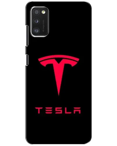 Чехол для Xiaomi POCO M3 с картинкой «Tesla Red Logo»
