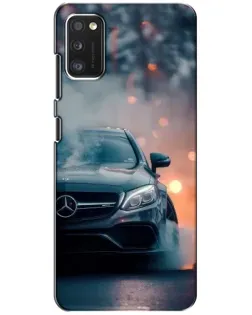 Чохол для Xiaomi POCO M3 з картинкою «Mercedes — нічне місто»