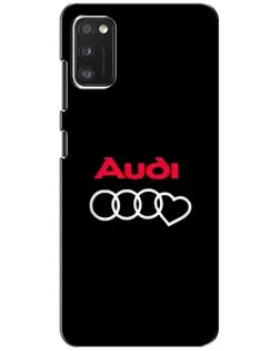 Чохол для Xiaomi POCO M3 з картинкою «Логотип Audi Heart»