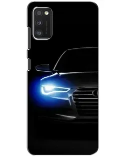 Чохол для Xiaomi POCO M3 з картинкою «Неоновий погляд Audi»