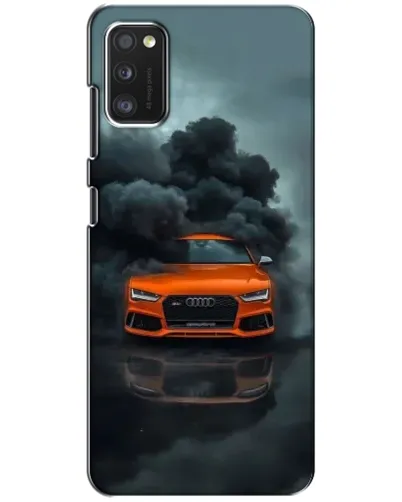 Чохол для Xiaomi POCO M3 з картинкою «Audi у хмарах диму»