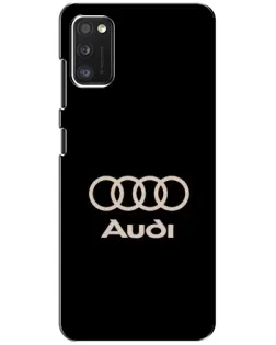 Чохол для Xiaomi POCO M3 з картинкою «Audi — золотий логотип»
