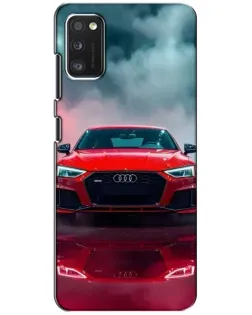 Чохол для Xiaomi POCO M3 з картинкою «Audi RS — червоний стиль»