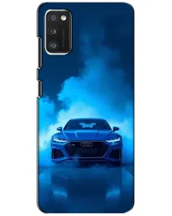 Чохол для Xiaomi POCO M3 з картинкою «Audi — блакитна енергія»