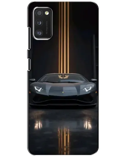 Чохол для Xiaomi POCO M3 з картинкою «Lamborghini золоті лінії»