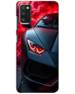 Чохол для Xiaomi POCO M3 з картинкою «Lamborghini червоне сяйво»