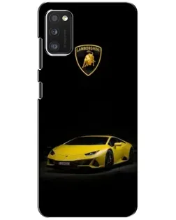 Чохол для Xiaomi POCO M3 з картинкою «Lamborghini жовтий акцент»