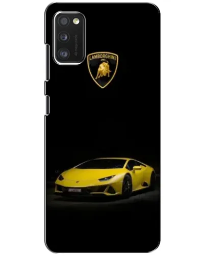 Чохол для Xiaomi POCO M3 з картинкою «Lamborghini жовтий акцент»