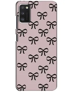 Чехол для Xiaomi POCO M3 с картинкой «Черные бантики»
