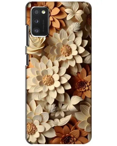 Чехол для Xiaomi POCO M3 с картинкой «Бежевый флористический декор»