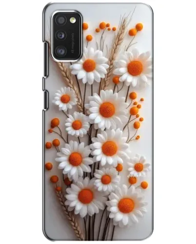 Чехол для Xiaomi POCO M3 с картинкой «Белые сухоцветы»
