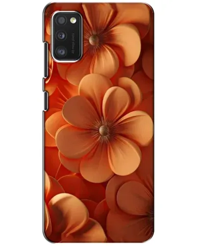 Чехол для Xiaomi POCO M3 с картинкой «Оранжевый макро цветок»