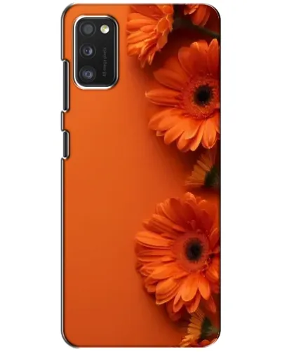 Чехол для Xiaomi POCO M3 с картинкой «Оранжевые герберы»