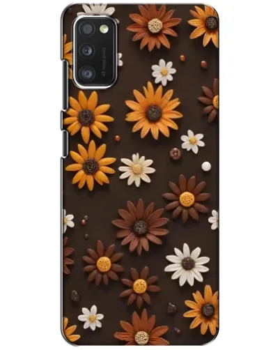 Чехол для Xiaomi POCO M3 с картинкой «Узор из маленьких подсолнухов»