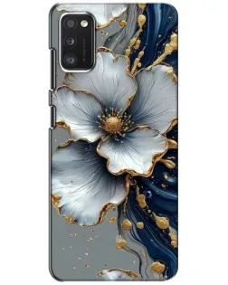 Чехол для Xiaomi POCO M3 с картинкой «Белый цветок и золотой флюид» Чехол для Xiaomi POCO M3 с картинкой «Белый цветок и золотой флюид»