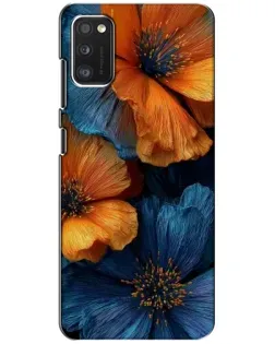 Чехол для Xiaomi POCO M3 с картинкой «Яркая сине-оранжевая флора» Чехол для Xiaomi POCO M3 с картинкой «Яркая сине-оранжевая флора»