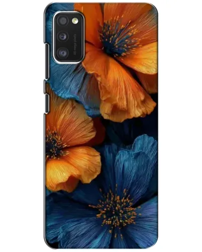 Чехол для Xiaomi POCO M3 с картинкой «Яркая сине-оранжевая флора» Чехол для Xiaomi POCO M3 с картинкой «Яркая сине-оранжевая флора»