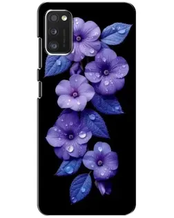 Чехол для Xiaomi POCO M3 с картинкой «Фиолетовые цветы с росою» Чехол для Xiaomi POCO M3 с картинкой «Фиолетовые цветы с росою»