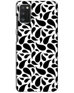 Чехол для Xiaomi POCO M3 с картинкой «Контрастные черные капли»