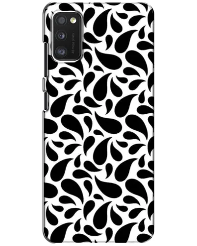 Чехол для Xiaomi POCO M3 с картинкой «Контрастные черные капли»