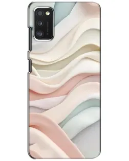 Чехол для Xiaomi POCO M3 с картинкой «Пастельные нежные волны»